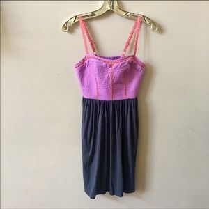 Anthropologie Lilka Colorblock Dress XS